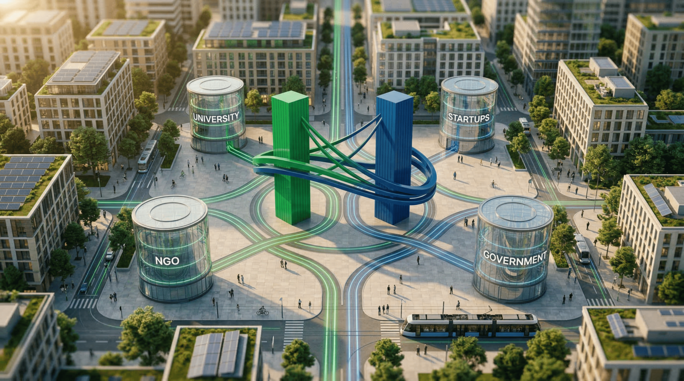 University, Startups, NGO and Government connected through Bridge11